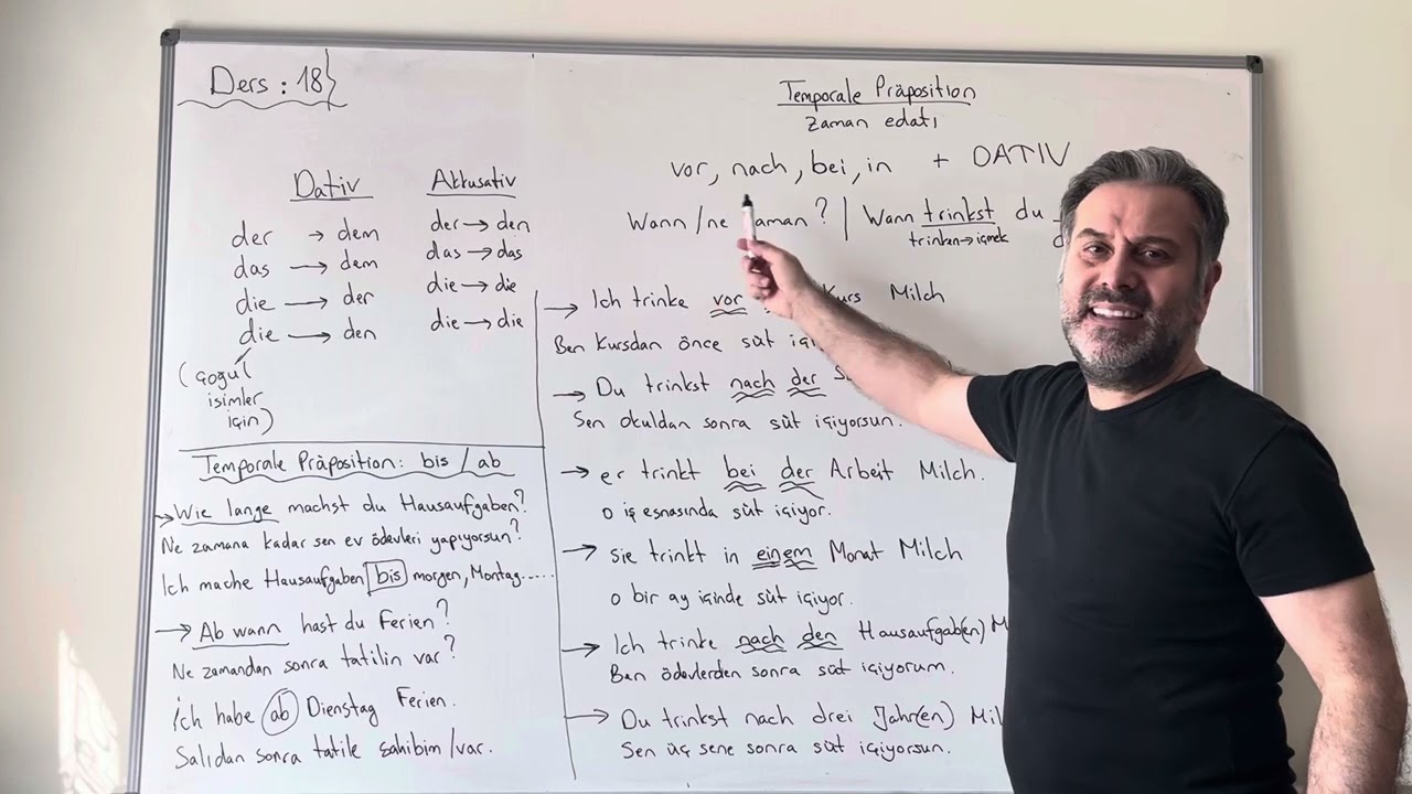 Almanca A1.2 Ders 18