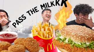 Singaporeans Try British McDonald's | McSpicy Review
