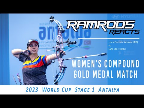 RamRods Reacts! Jyothi Vennam Vs Sara Lopez  |  Women's Gold Medal Match 2023 Antalya World Cup