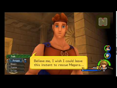 Kingdom Hearts 2 Final Mix part 18 Training with Phil (with commentary)