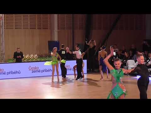 068 Jakub Brück - Anna Riebauerová /MČR T10 2018/ Kojetín/ Mládež/ Finále/ Samba