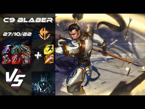 Cloud9 Blaber JUNGLE Xin Zhao vs Karthus - NA Challenger Patch 14.8