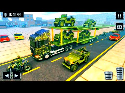 Army Vehicle Cargo Transport Simulator 3D - Transport Jeep Games - Best Android Gameplay