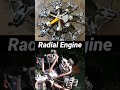 Radial Aircraft Engine Working Radial Engine Automobile Mechanic Engineering Engine