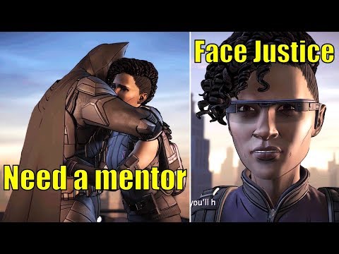 Batman as a Mentor vs Tiffany Facing Justice -Every Single Choice- The Enemy Within Ep5 Same Stitch
