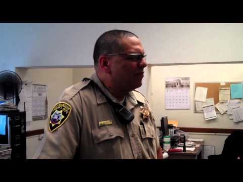 030915 DPH Bogus Restraining Order and Sheriff Ofc's Slander: Notice   Ofc Walks AWAY