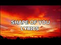Ed Sheeran Shape Of You Lyrics