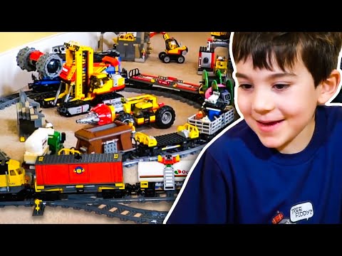 , title : 'Lego City TRAINS Pretend Play! | Train Sets, Trucks, and Vehicle Toys for Kids | JackJackPlays'
