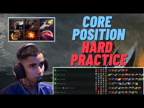 Sumail moving to core position | Hard practicing carry heroes | DotaMode