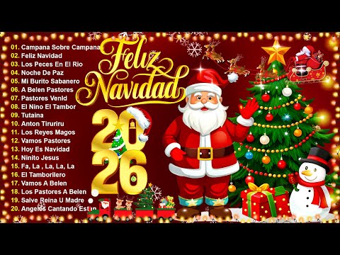 Feliz Navidad Villancico 🤶🏻 Los 50 Mejores Villancicos Navideños 🎅 MÚSICA DE FELIZ NAVIDAD 2026