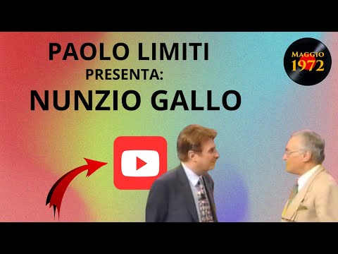 Paolo Limiti presenta Nunzio Gallo