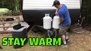 How To Change or the Propane Tanks on a RV