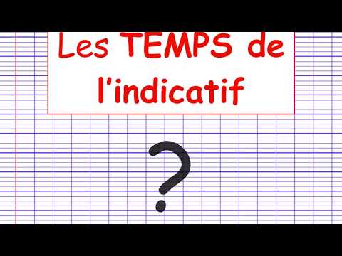 Les temps de l'indicatif