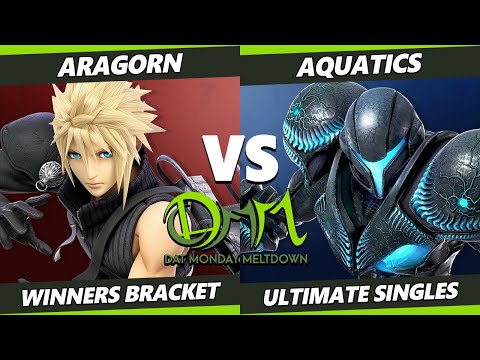DAT Monday Meltdown 222 - Aragorn (Cloud) Vs. Aquatics (Dark Samus) SSBU Ultimate Tournament