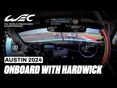 Onboard with Ryan Hardwick Ford Mustang LMGT3 🦅 I 2024 6 Hours of COTA I FIA WEC