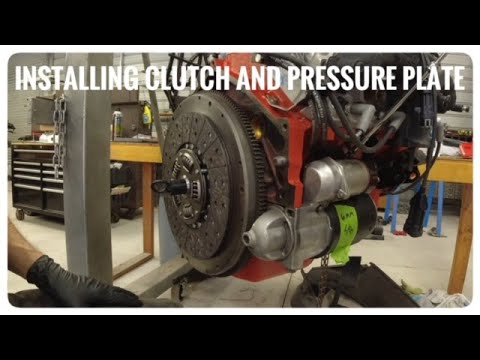 Mounting the Clutch, Pressure Plate, and Bell Housing on my 350 Chevy Small Block