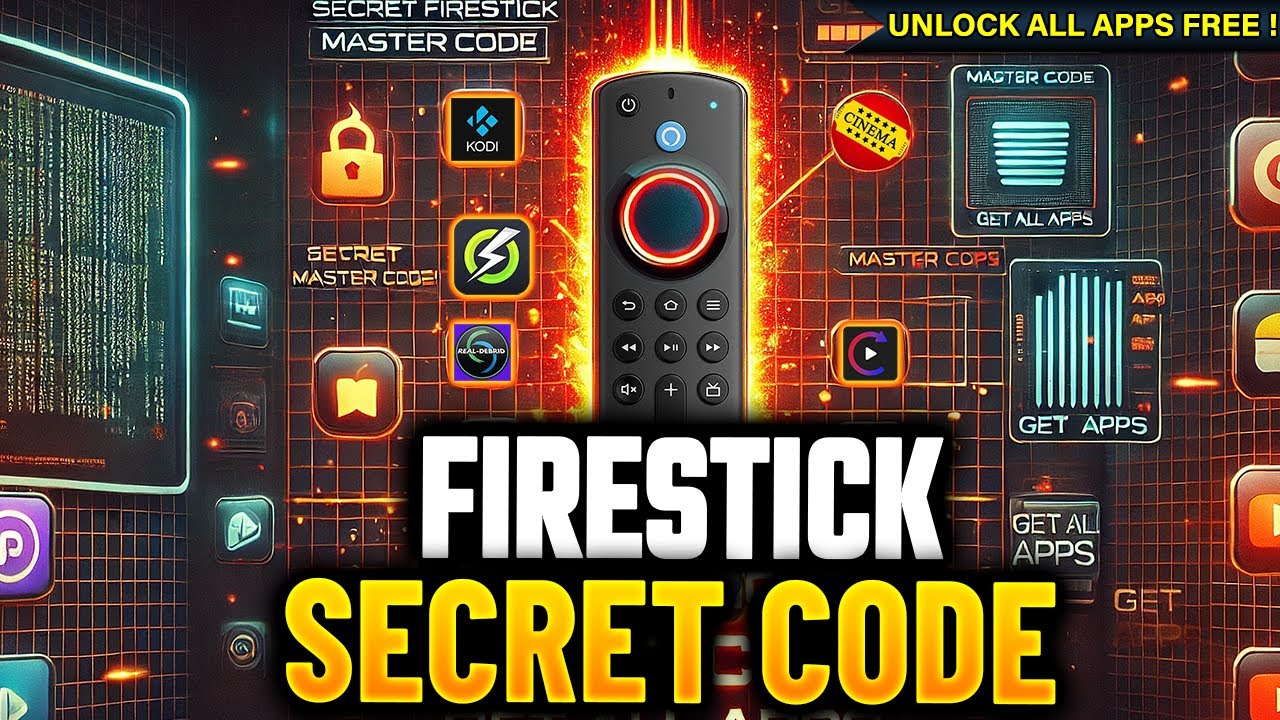 🔴SECRET Firestick Master CODE ! - GET ALL APPS !
