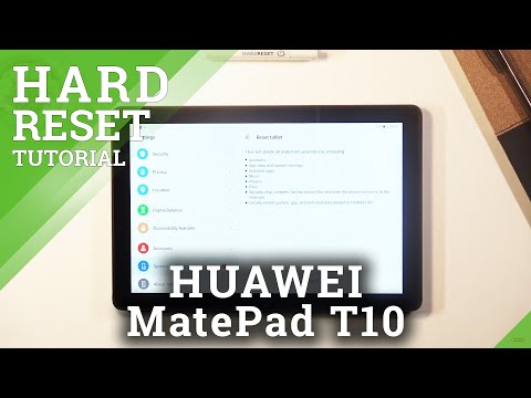 How to Factory Reset HUAWEI MatePad T10 – Remove All Personal Data & Customized Settings