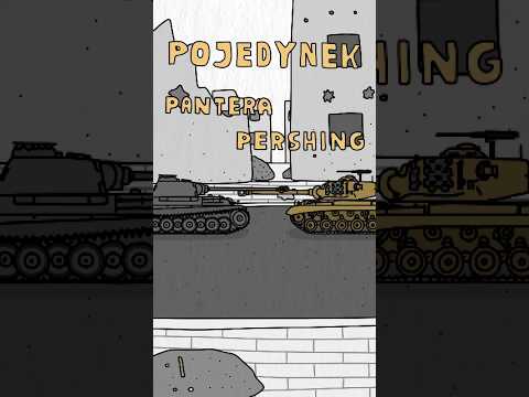 Pantera vs Pershing #animacja #animation #śmieszne #historia #ciekawostki #history #shorts