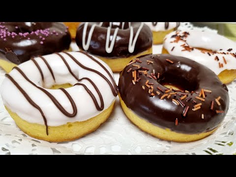 Пышные пончики в духовке, Донатсы/Lush donuts in the oven.