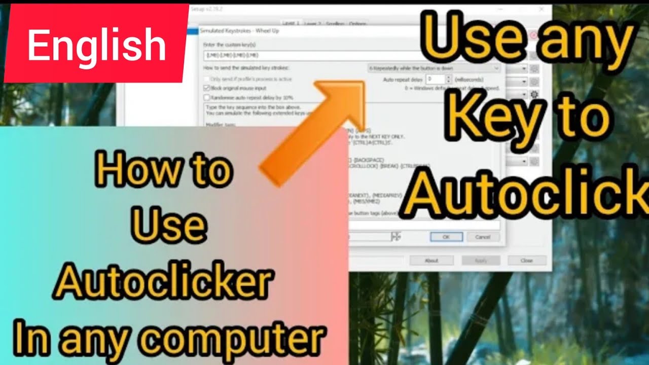 (ENGLISH) HOW TO AUTOCLICK WITH ANY MOUSE - X MOUSE BUTTON CONTROL SETTINGS