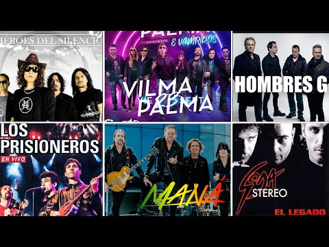 Rock En Español de los 80 y 90  - Clasicos Del Rock de los en Español  Enrique Bunbury, Mana,  y más