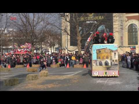 I Cavalieri del Borghetto carro da getto - Carnevale Ivrea 2017