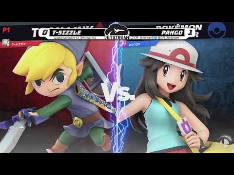 Quarantainment 13 Winner R3 - T-sizzle (Toon Link) Vs pango (PKM Trainer) - SSBU