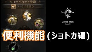 【プロジェクトエターナル】CβT【ペット（ショトカ編）】装備も登録可能！？【Project Eternal】