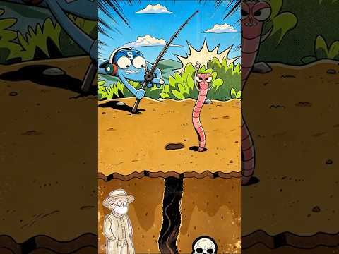 🐛 Sai come catturare facilmente i vermi? 🐛#shorts#funny#hot