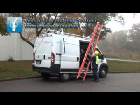 American Van Equipment - Side Access Rotation Ladder Rack - RAM ProMaster