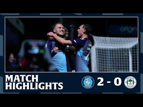 Match Highlights: Wycombe Wanderers 2 - 0 Wigan Athletic