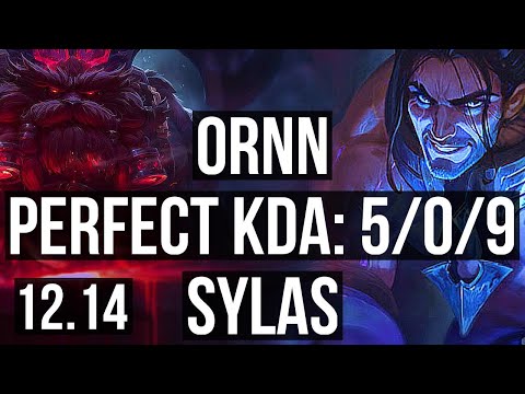 ORNN vs SYLAS (MID) | 5/0/9, 300+ games | EUW Diamond | 12.14