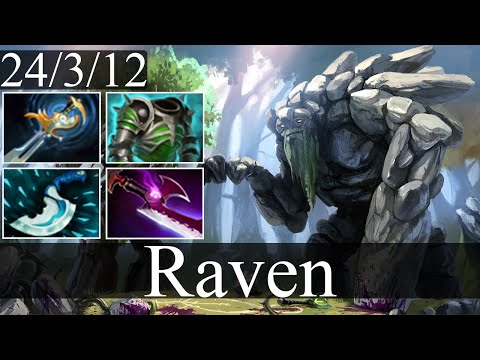 Fnatic.Raven - Tiny | Carry Gameplay Dota 2 Patch 7.31b