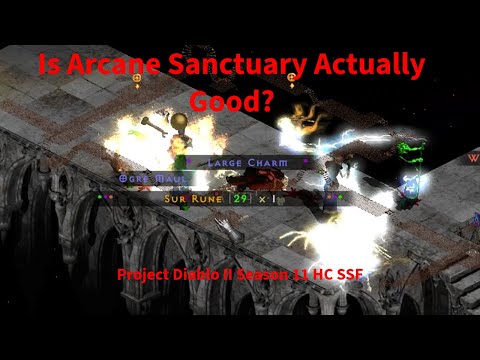 Is Arcane Sanctuary Good in PD2? Making Infinity From Scratch In Project Diablo 2 HC SSF Season 11
