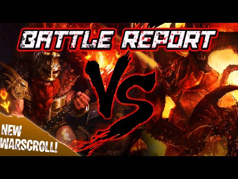Age of Sigmar Battle Report  Fyreslayers  vs Blades of Khorne 2000points matched play