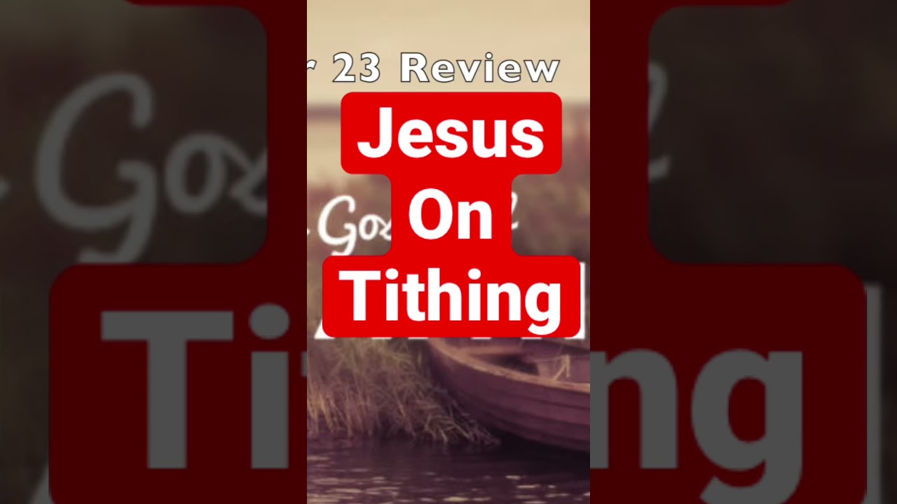 Jesus mentions tithing! #bible #godpower