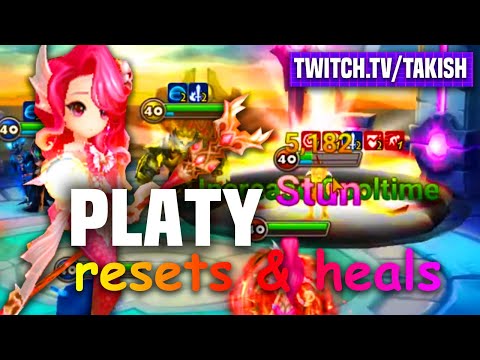 Platy "that was an easy, calculated win" Fire Mermaid in G3 Guild Siege- Takish Twitch Stream