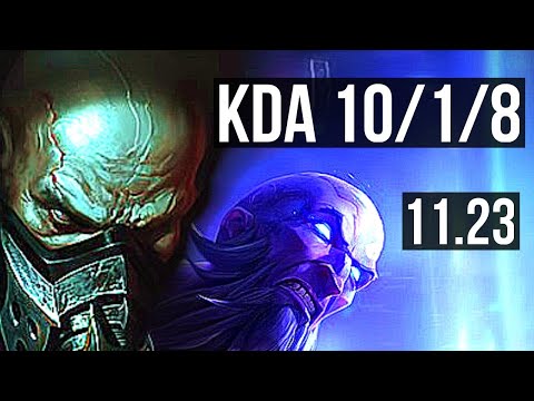 URGOT vs RYZE (TOP) | 10/1/8, Legendary | EUW Master | 11.23