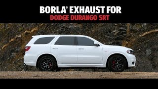 Video: Borla ATAK Edelstahl Duplex Komplettanlage ab Kat Dodge Durango SRT 6.4l V8