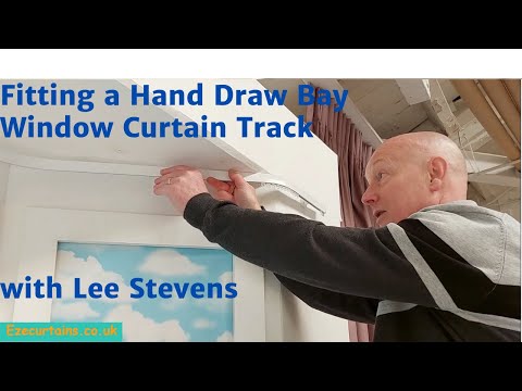 Bay window Curtain Track Installation made easy