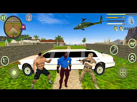 Panther Police Spider Rope Hero Vice Town Simulator APK Game #20 - Android Gameplay