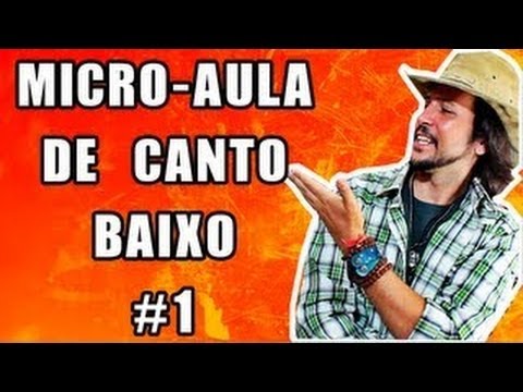 Micro Aula de Canto Masculino 01 Baixo