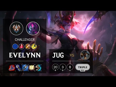 Evelynn Jungle vs Fiddlesticks - EUNE Challenger Patch 10.13