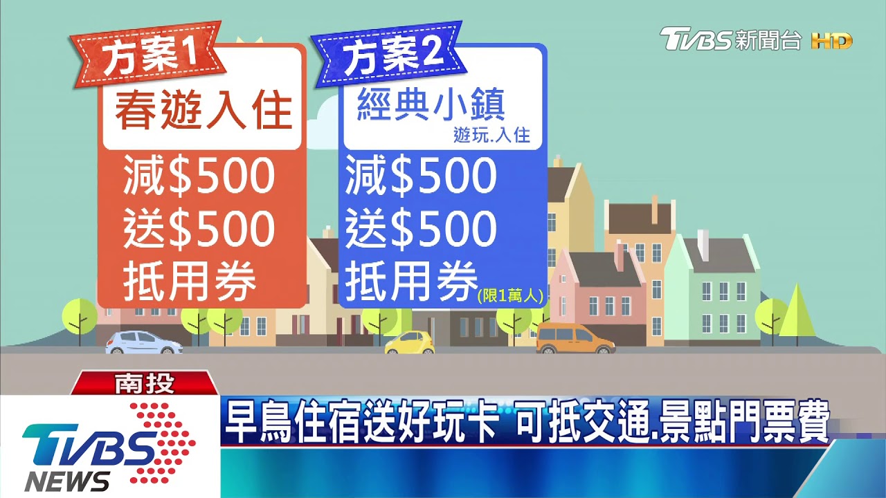 吃喝玩住都補! 投春遊加碼補助最高2750元