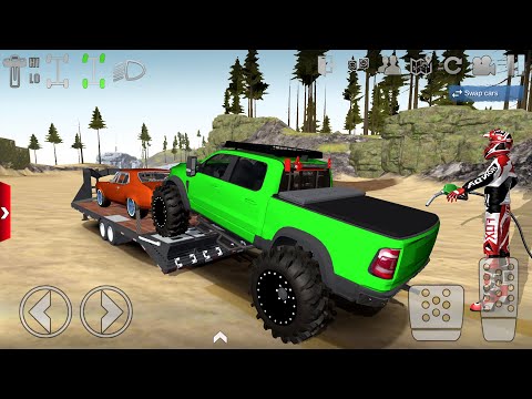 Ford F250 Pickup Truck Driving Offroad - Offroad Outlaws -  Android Gameplay