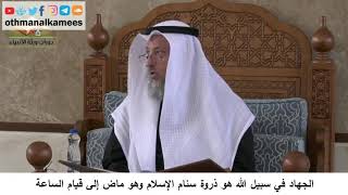 380/376 الجهاد في سبيل الله هو ذروة سنام الإسلام وهو ماض إلى قيام الساعة - شرح مختصر العقيدة مجزء