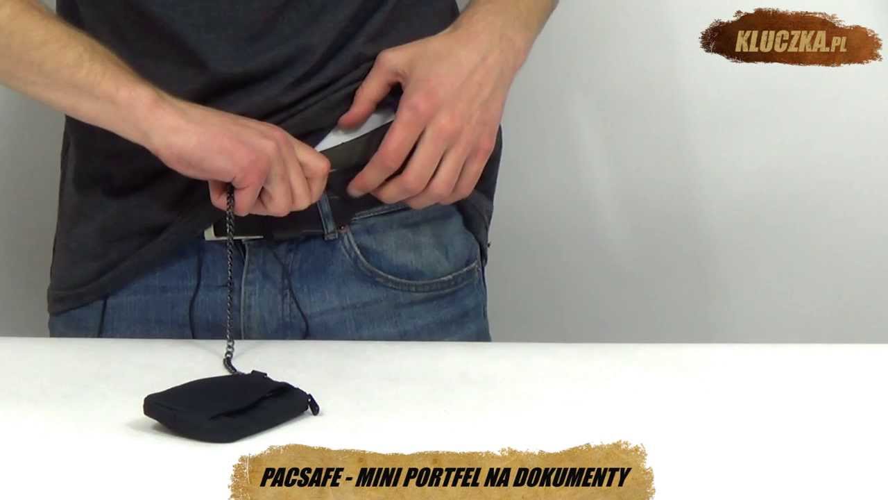 PacSafe - Mini portfel, etui na dokumenty - WalletSafe 50 - Kluczka.pl