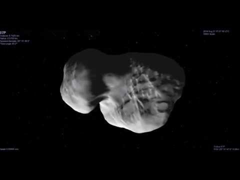 Rosetta/Philae Comet Landing and Bounces Modeled in Celestia and Orbiter