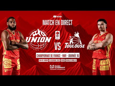 UNION TARBES LOURDES vs TOULOUSE - NM1 - Journée 16